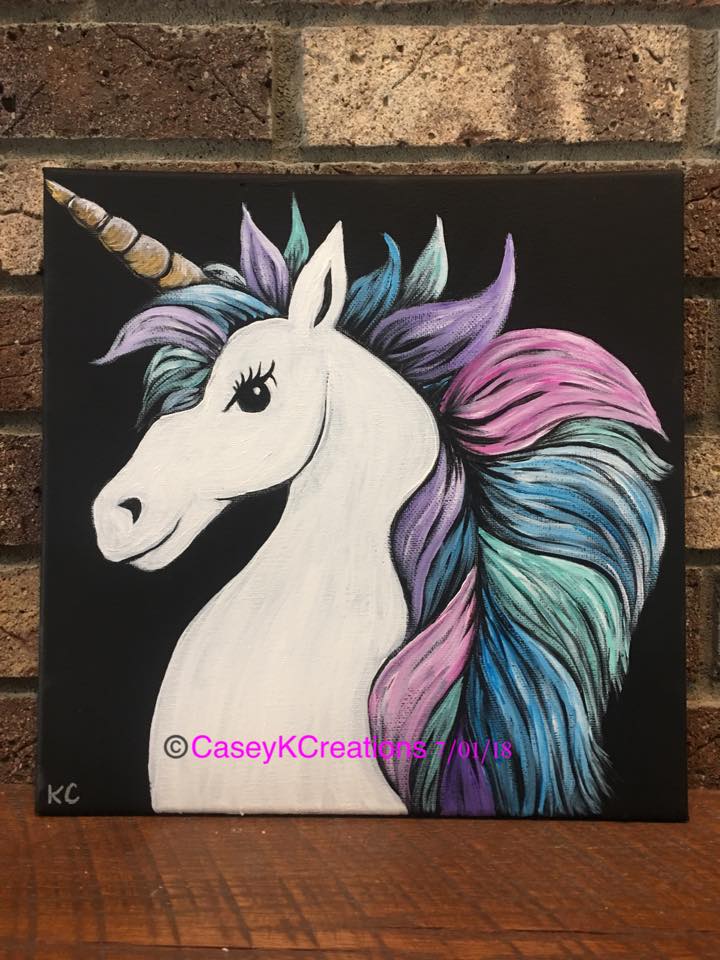 Unicorn Canvas Paint Art Kit